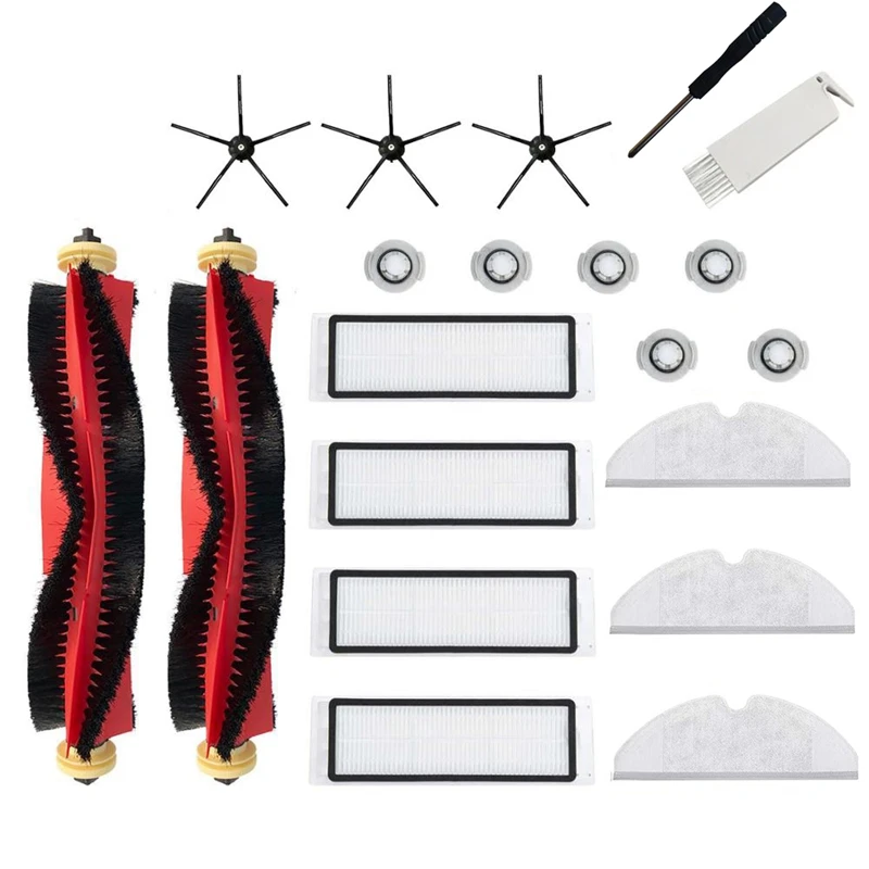 Mop Cloths Rags Wheel Roller Main Brush Hepa Filter For Xiaomi Roborock S5 Maxs6 Pure S6 Maxv S4 S50 Spare Parts