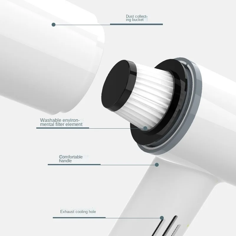 Беспроводной ручной мини-пылесос 120 Вт с зарядкой от USB | Автомобили и мотоциклы