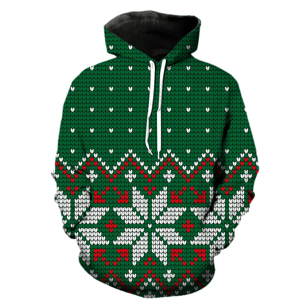 

Santa Claus Christmas Tree Men's Hoodies With Hood Jackets Cool Sweatshirts Tops Streetwear 3D Printed Teens Unisex Casual Funny