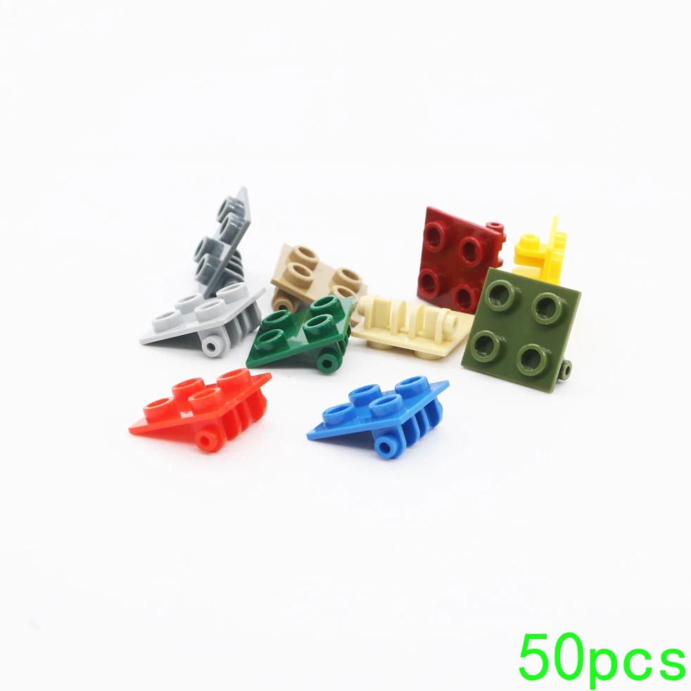 50 шт. высокотехнологичные сборные частицы 6134 2X2 шарнирная панель комплект