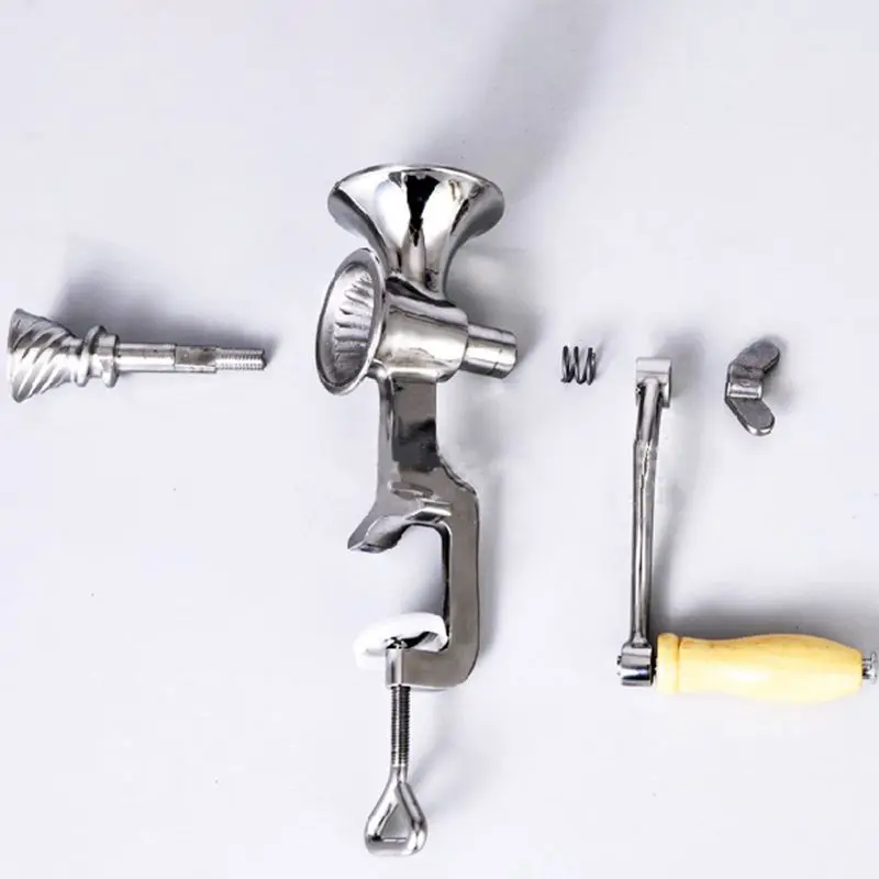 

Manual Coffee Bean Grinder Mill with Fixing Clip Hand Crank Portable Travel Camping Adjustable Multifunction Drop Shipping