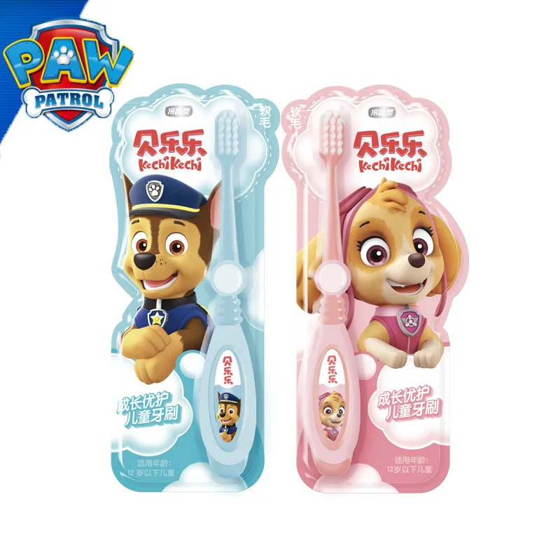

Paw Patrol Anime Kids Toothbrush Puppy Rescue Cartoon Printed Chase Skye Daily Use Soft Bristles Children Toothbrush Toys Gifts