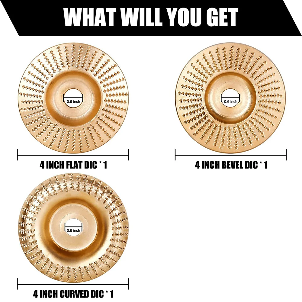 3 шт. абразивные диски для резьбы по дереву - купить выгодной цене |