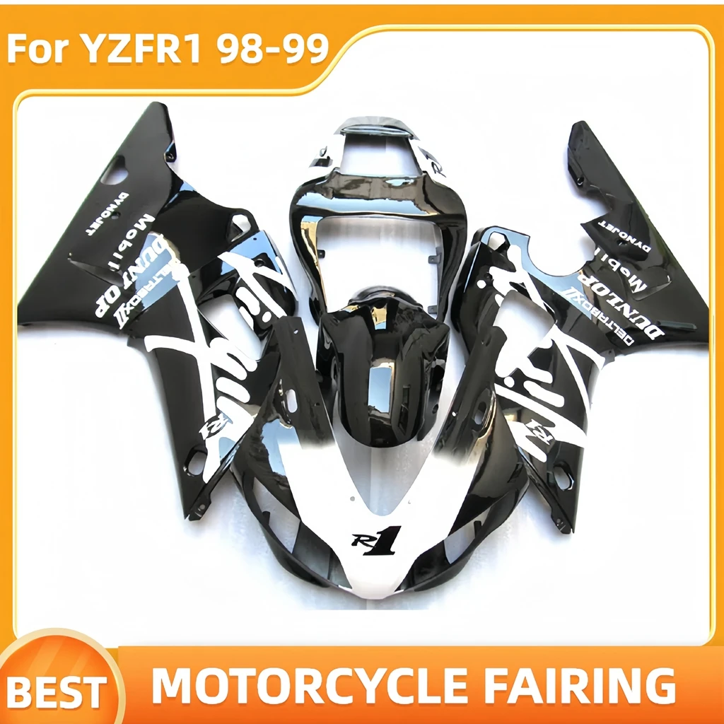Для YAMAHA YZF-R1 YZFR1 1000 CC 98 99 YZF R1 1998 1999 YZF-1000 100% подходит для комплекта обтекателя