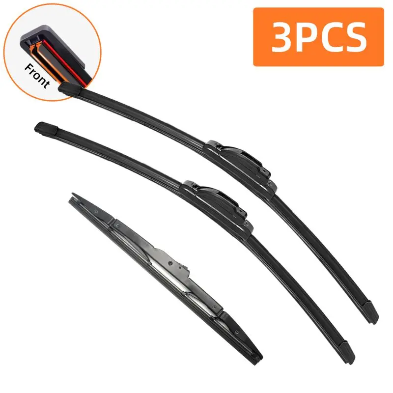 

Двойные резиновые автомобильные дворники Для Chevrolet Equinox 2018-2022, передние и задние щетки, аксессуары для лобового стекла 2018, 2019, 2020, 2021, 2022