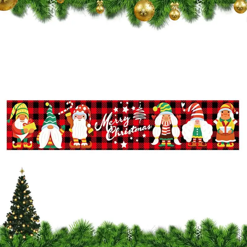 

Christmas TableCloth Santa Claus Christmas TableCloth Holiday Linen Table Runners Christmas Tablecloth Table Runner Decoration