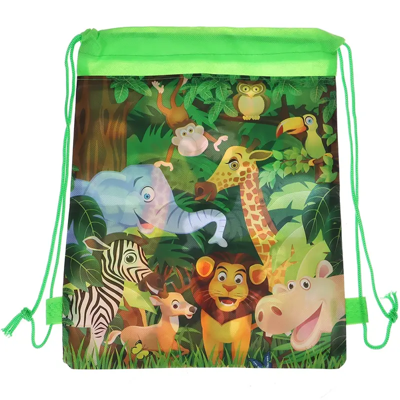 

1PCS Fashion Animal Drawstring Bag for Boy Girls Satchel Rucksack School Backpack