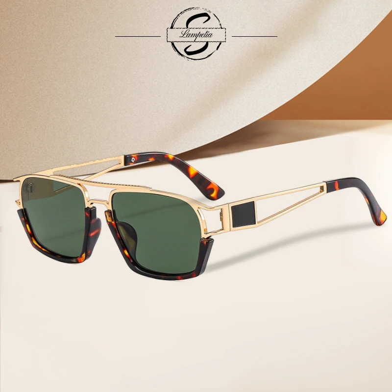 

Lampetia Fashion Sunglasses Men Women Retro Sun Glasses European and American Punk Motorcycle Shades Mirror Male UV Protection