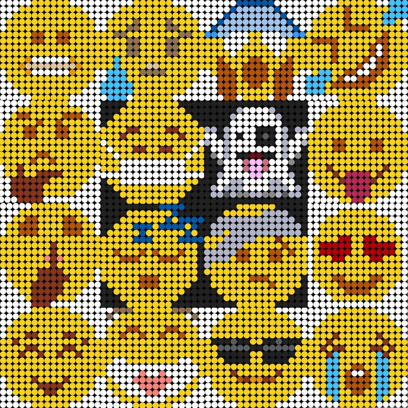 Выражение лица Пиксельная художественная картина 16x16 основание строительный блок кирпич MOC детали смешные игрушки для подарка улыбка плач впечатление пот