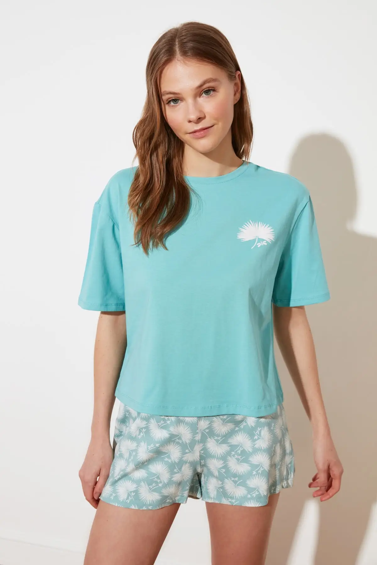 

Trendyol Printed Knitted Pajamas Set THMSS21PT0754