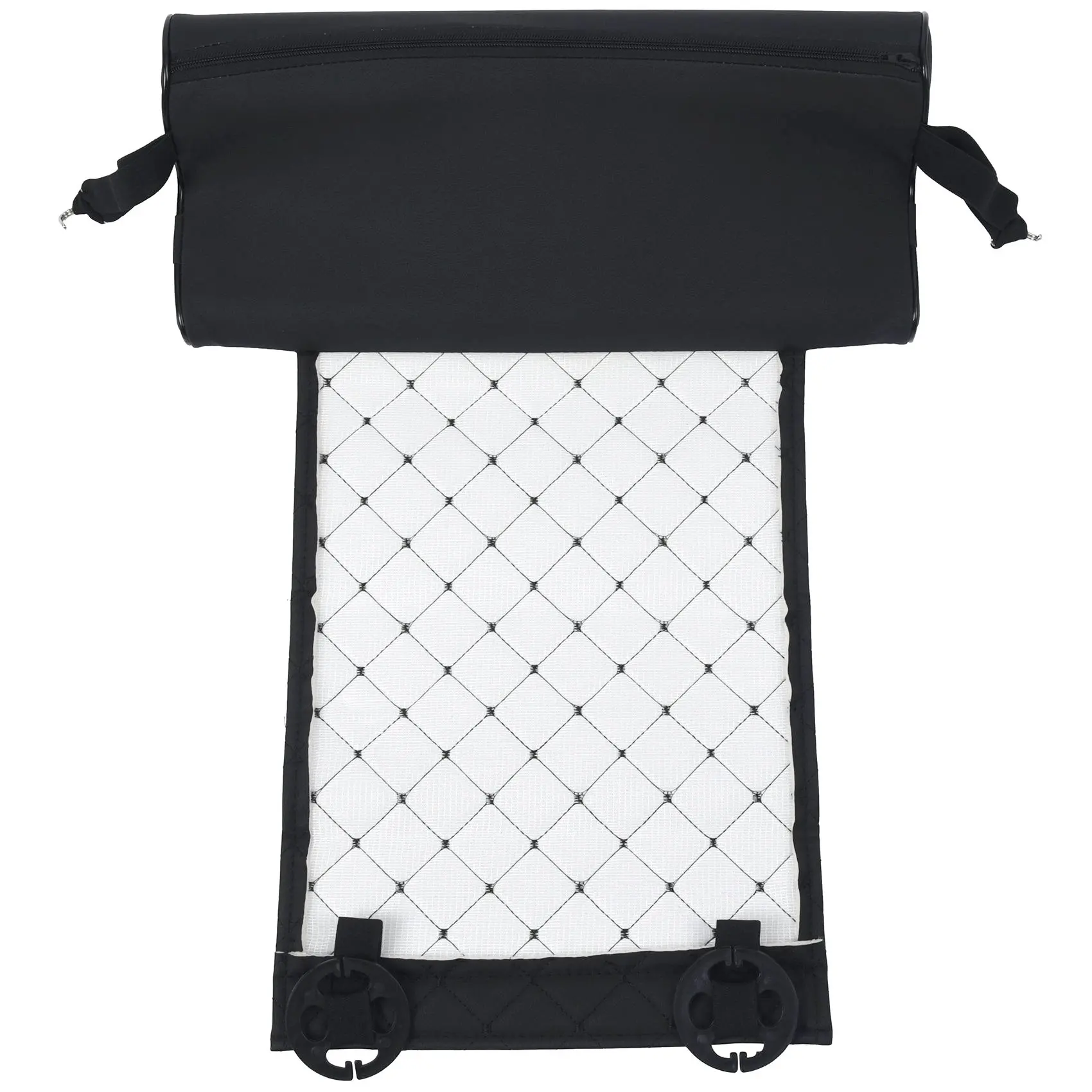 

Automobile Seat Leather Leg Pad Support Extension Mat Soft Foot Support Leg Leather Cushion Knee Pad Memory Black