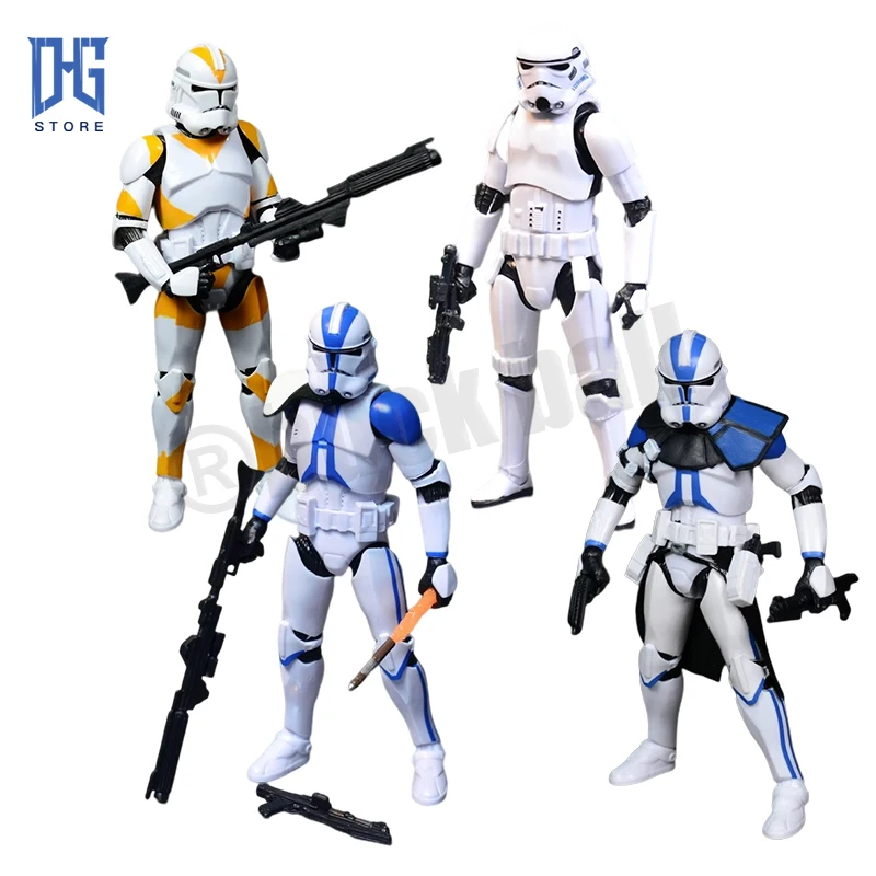 

Star Wars Phase 2 ARF 501st Legion Trooper Advanced Recon Force Gunner Squad Leader 6" Action Figure Boomer Clone Toys Model