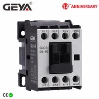 high quality geya glc1d 0910 1210 1810 magnetic ac contactor 220v or 380vac contactor 3pole 9a 12a 18a 1no