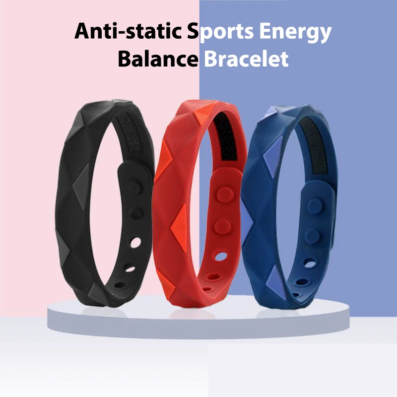 

Silicone Anti-static Bracelet Sports Bracelet Energy Balance Couple Bracelet Negative Ion Basketball Men And Women Waterproof