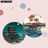 your own mats japanese style art japan customized laptop gaming round mouse pad gaming mousepad rug for pc laptop notebook