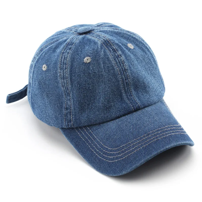

Denim Baseball Cap for Man Fashion Hats for Men Soft Cotton Snapback Hat