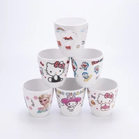 new cartoon children drinking cup wash mouth cup kindergarten cute hellokitty cinnamoroll frozen with lid handle milk tight cup
