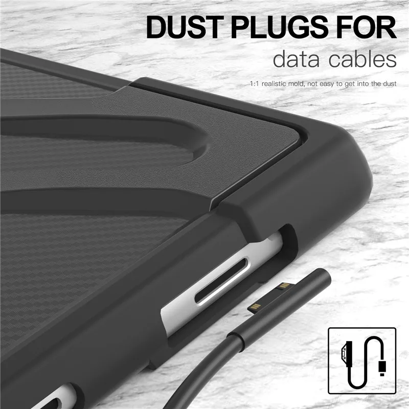 Чехол для планшета Microsoft Surface Pro 8 13 &quot2021 дюймов вращающийся на 360 градусов детский