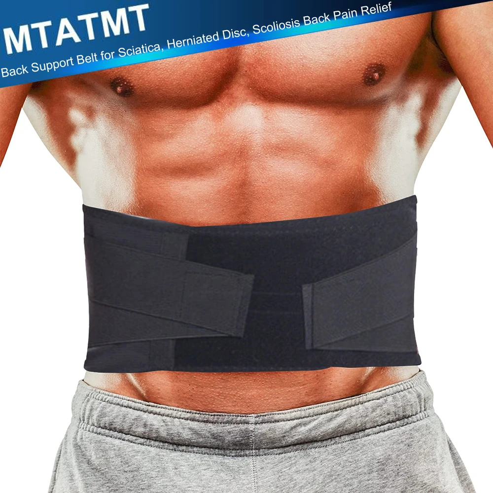 

MTATMT Waist Lumbar Lower Back Brace Back Support Belt for Sciatica, Herniated Disc, Scoliosis Back Pain Relief, Heavy lifting