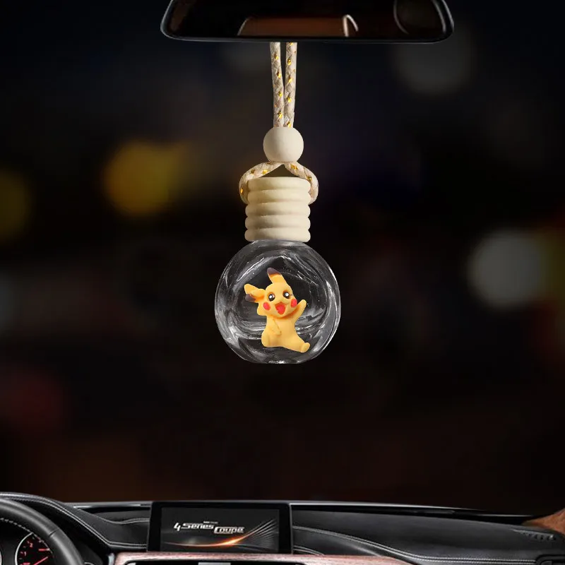 

Мультяшная фигурка Пикачу из аниме «Покемон», украшение-подвеска Пикачу, аксессуары для интерьера автомобиля, детский подарок на день рождения, Рождество, игрушки