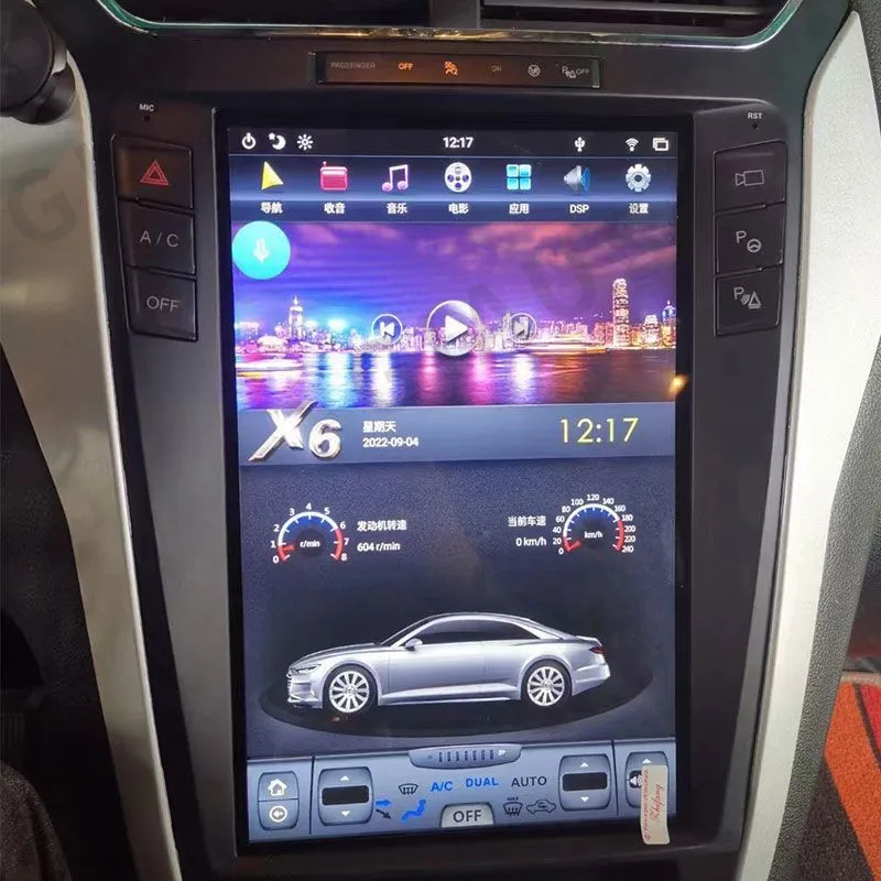 Для Ford Explorer 2011-2019 Android 12 автомобильный радиоприемник стерео экран Tesla