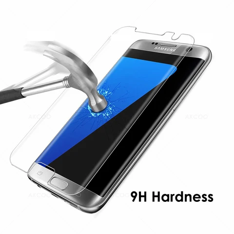 3D изогнутое закаленное стекло с полным клеем и УФ-излучением для Samsung Galaxy S6, защитная пленка для экрана Samsung S7, защитная пленка для края