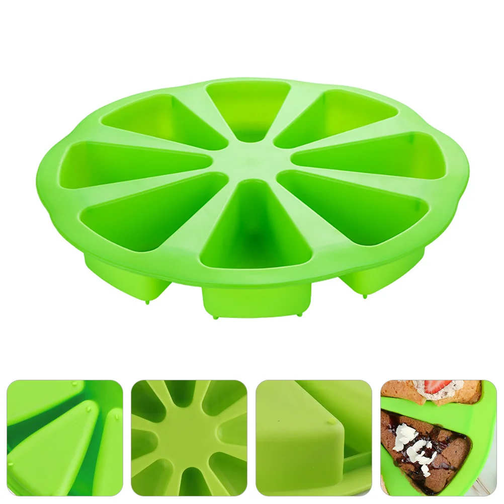 

Triangle 8 Cavity Silicone Scones Pan Silicone Portion Cake Molds Molds