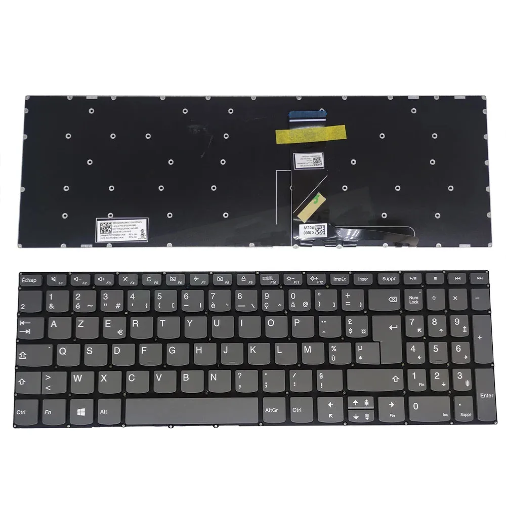 Для Lenovo Ideapad 3-15ITL05 3-15IGL05 15IIL05 3-15 IML05 3-17ADA05 3-17 ARE05 3-17IML05 Французская FR без подсветки