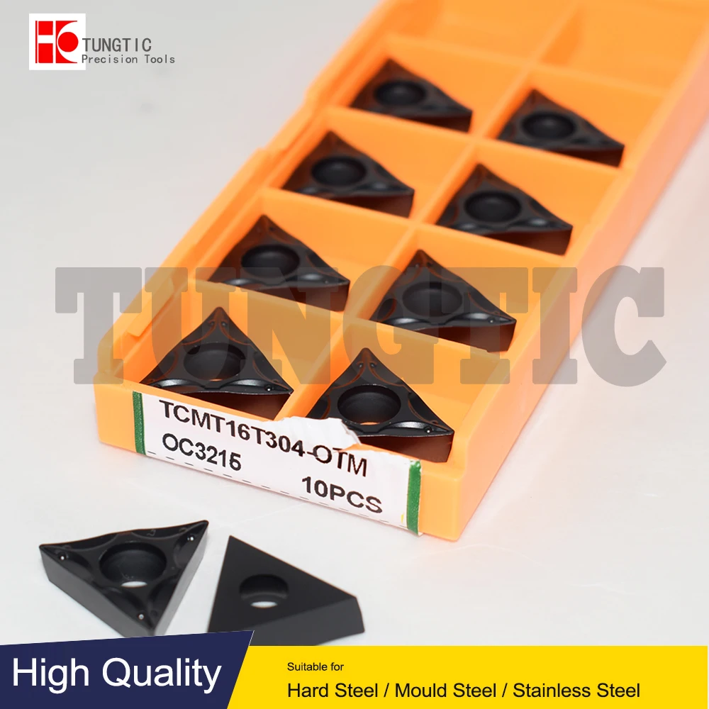

TCMT16T304-OTM OC3215 Milling Cutter CNC Insert Lathe Cutting Tool Lathe Machining Metal Turning Tools TCMT16T304 TCMT 16T304