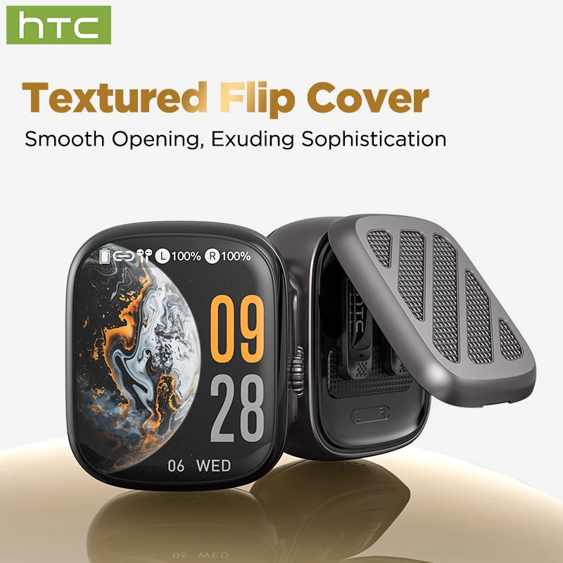 Фото Беспроводные наушники HTC NE72 Bluetooth TWS с ИИ-переводом, комфортные спортивные внутриканальные наушники с ультрадолгим временем автономной работы №3