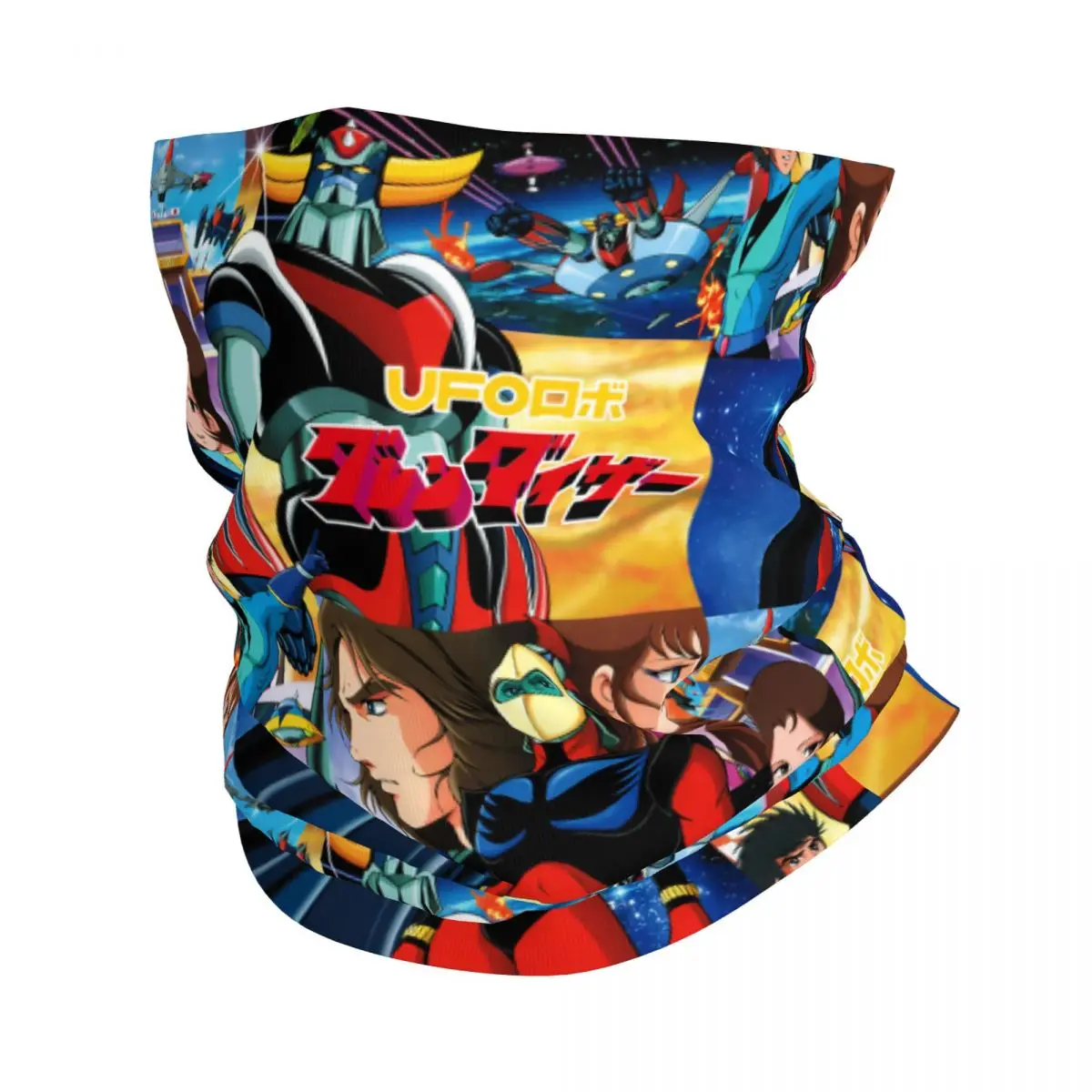 Бандана для шеи НЛО с принтом робота Goldorak Actarus Mazinger Z шарф лица