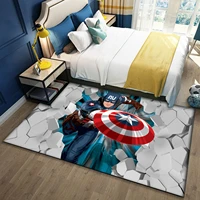 marvel series captain america cartoon animals carpet living room bedroom bay window anti slip carpet home decorative floor mats