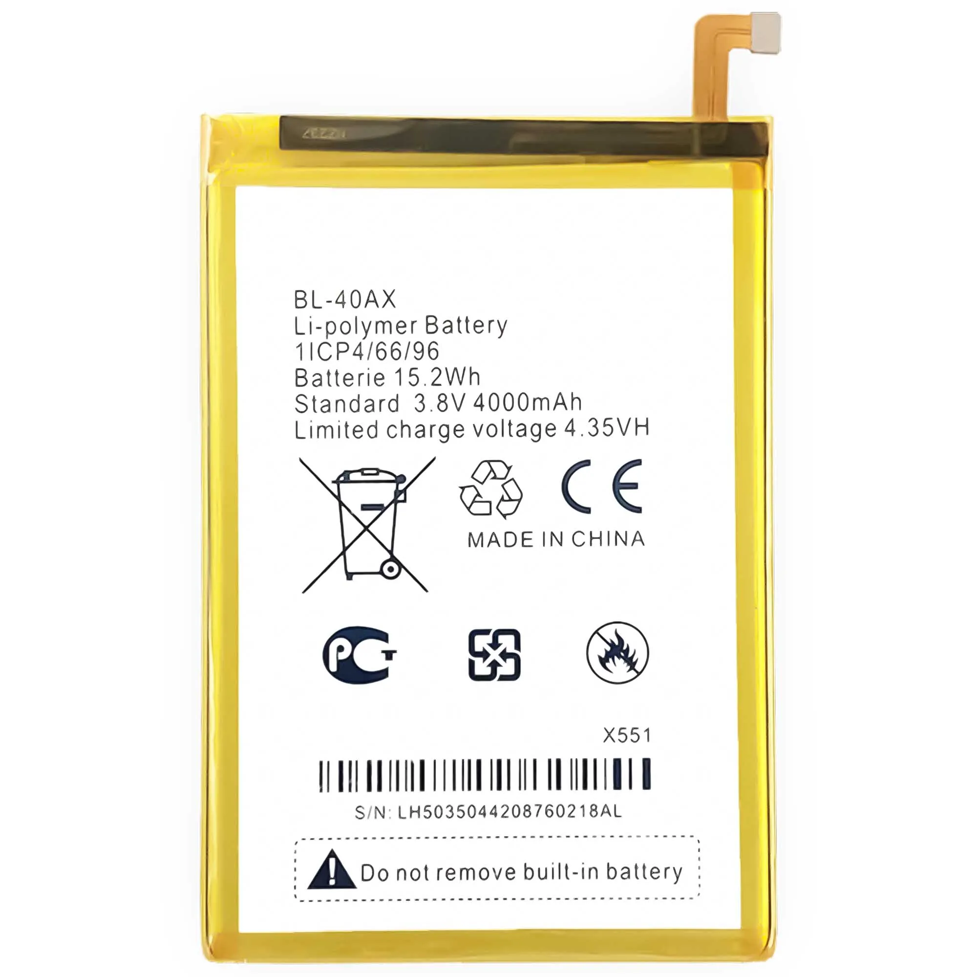3 8v 4000mah replacement battery for infinix hot note x551 bl 40ax bl 40ax baterij batterie batteria cell phone batteries free global shipping