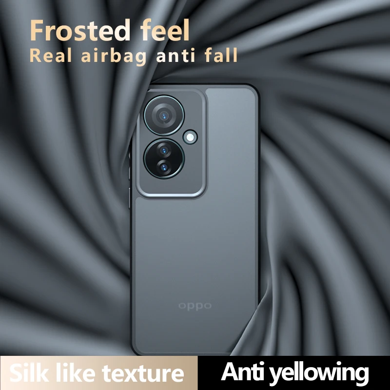 Фото Чехол с подушкой безопасности Skin Sensation для Oppo Reno 11 F Mircropyle, задняя крышка для Oppo Reno11 F, чехол для телефона Fundas Reno 11F №1