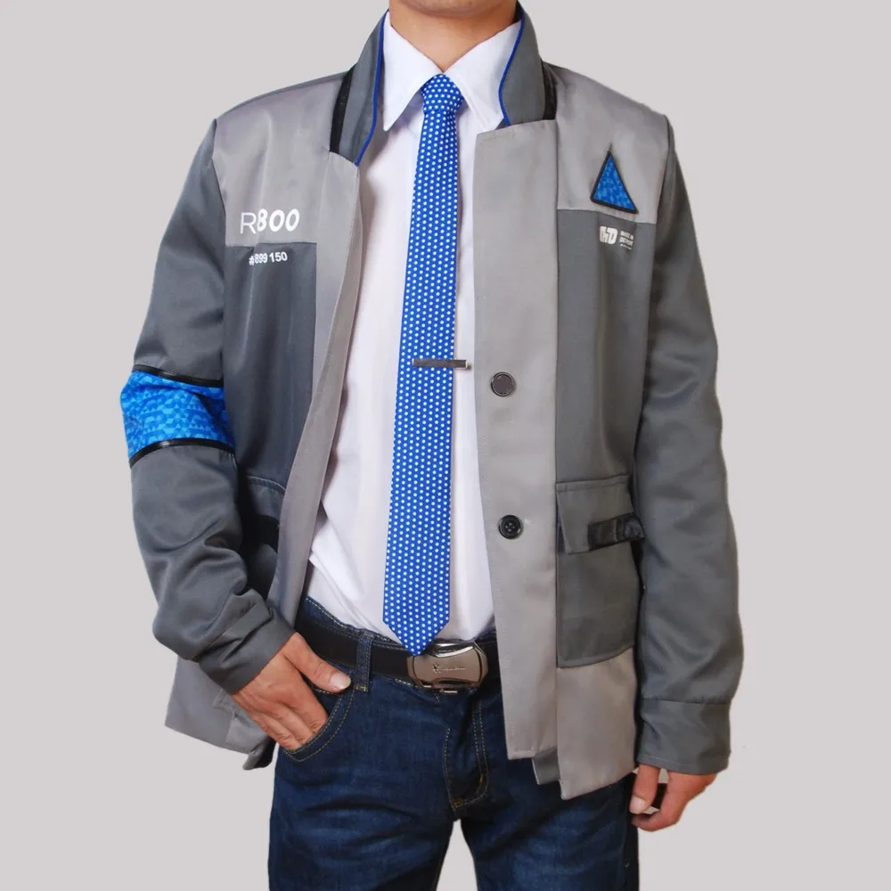 Костюм для косплея Connor из игры Detroit: Become Human, униформа, мужская куртка, белая рубашка, галстук, пальто RK800, полный комплект (art.: 3920dabefb2cf) - 3920dabefb2cf