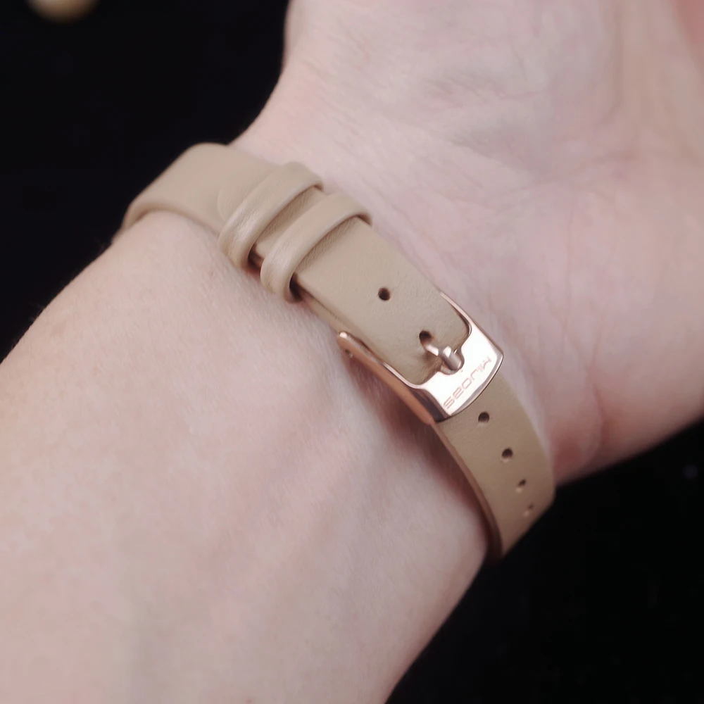 Фото Ремешок Mi Band 10 9 8 для Xiaomi Smart Band 9 NFC, глобальная версия, маленький кожаный ремешок для часов Miband 8, браслет №1