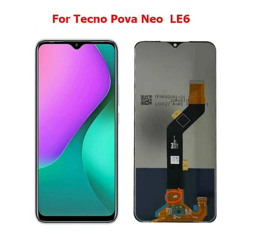 

Оригинальный ЖК-дисплей для Infinix Hot 11 Play / Hot 11 X662 / Hot 11S X6812, детали для ремонта