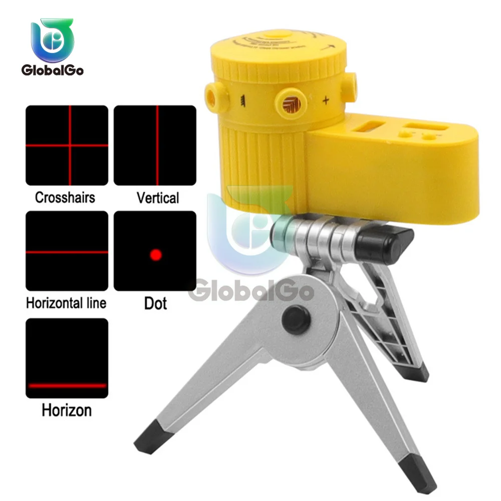 

4 In 1 Multifunction Cross Line Laser Level Ertical Horizontal LV60 Equipment Measuring With Tripod laser trena Level Tools