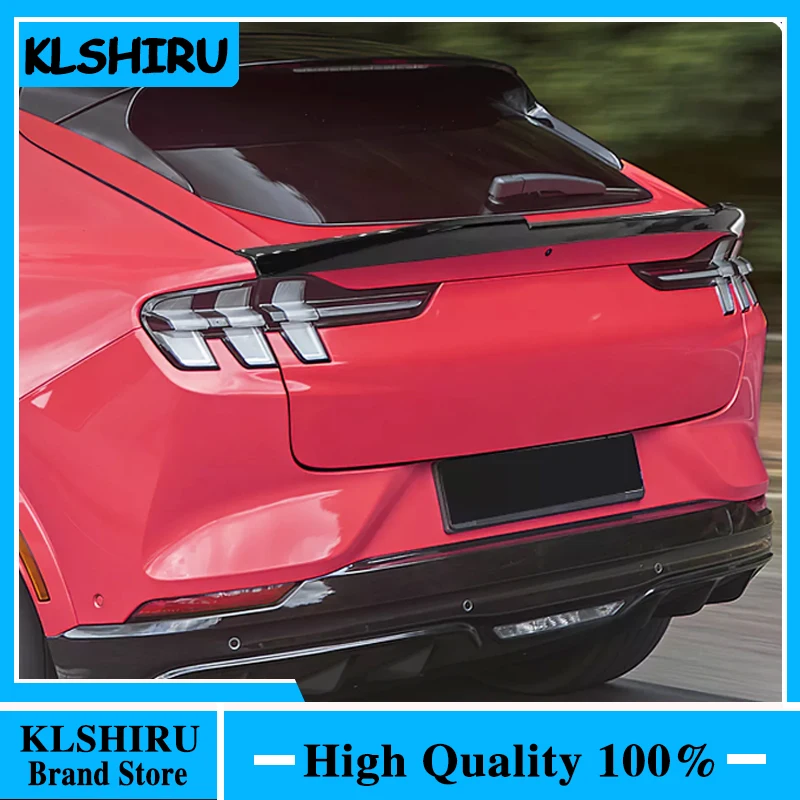 

Car Spoiler Styling Wing For Ford Mustang Mach-E MachE Car Accessories Rear Trunk Spoiler ABS Rear Wing Trunk Lip Lid Bumper
