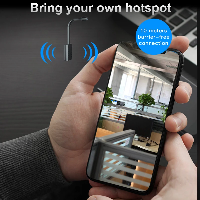 Миниатюрная беспроводная IP-камера видеонаблюдения с Wi-Fi 2000 мАч | Электроника