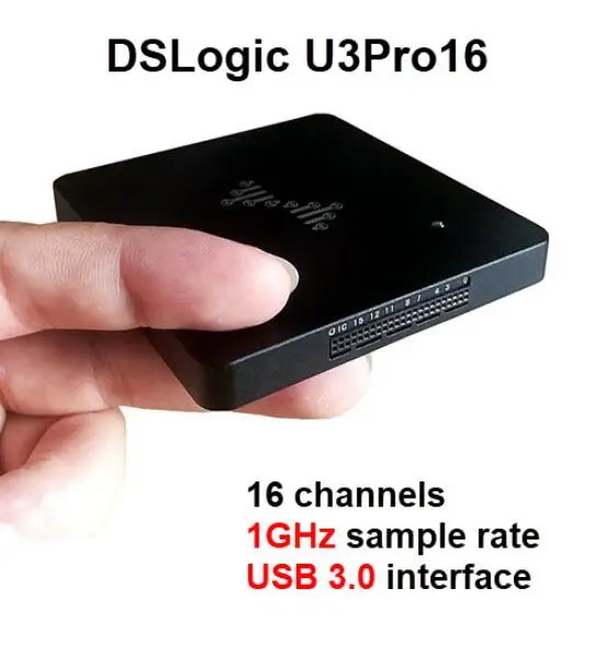 Фото DSLogic U3Pro16: USB-логический контроллер с частотой дискретизации 1 ГГц, памятью 2 Гбит и интерфейсом USB 3.0 (16 каналов) №2