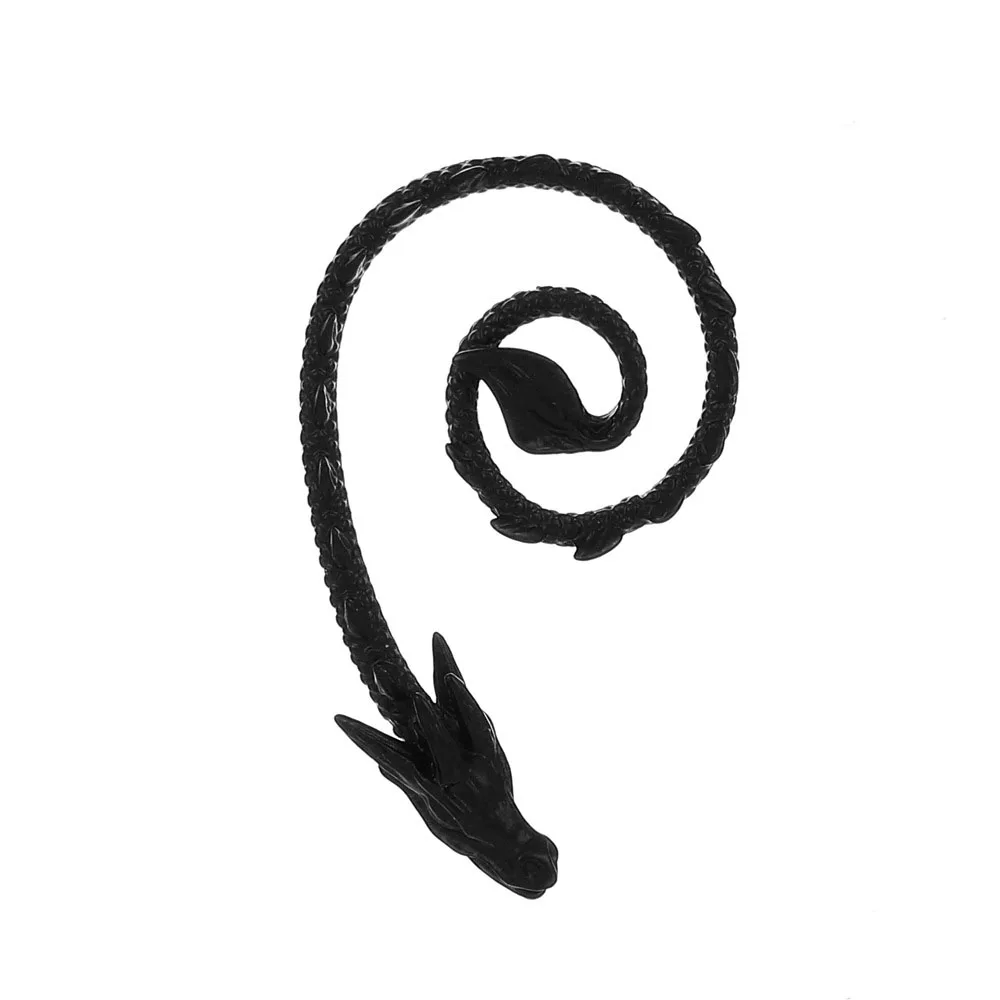 Посеребренные металлические клипсы в виде крыльев животных для ушей без