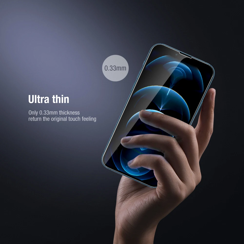 NILLKIN For iPhone 13 Pro Max Glass 2-in-1 HD Full Tempered Glass For iPhone 13 Pro Anti-Scratch Camera Screen Protector