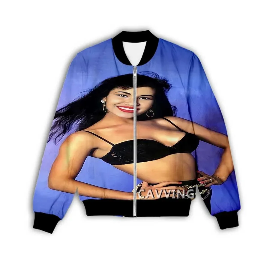 Новая модная женская/мужская куртка-бомбер на молнии с 3D принтом Селена