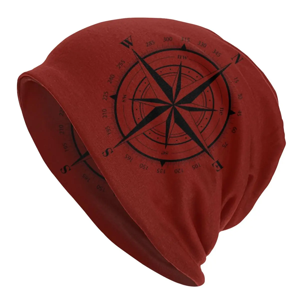 

Bonnet Winter Warm Knit Hat Women Men True North Compass Nautical Skullies Beanies Caps Adult Sailor Beanie Hats Outdoor Ski Cap