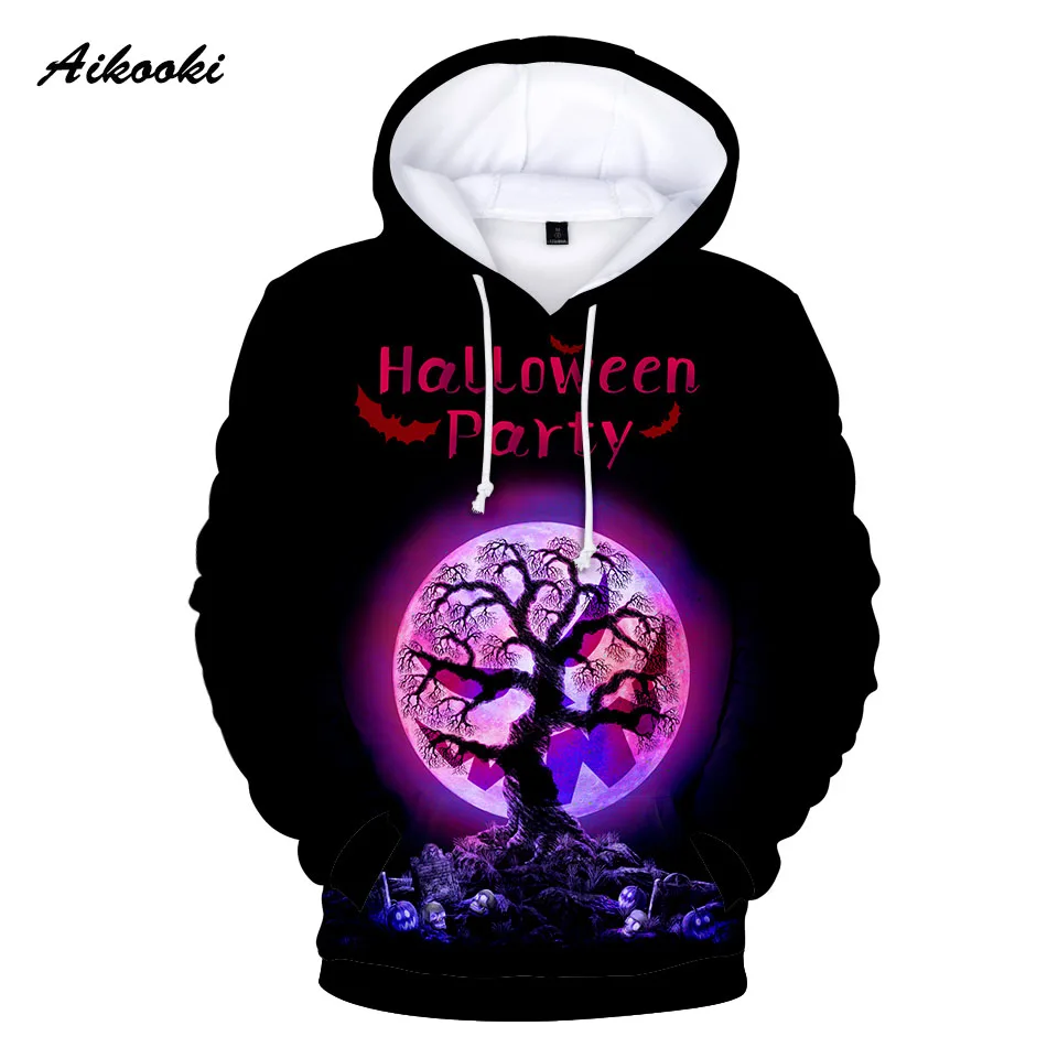 

Худи на Хэллоуин атмосферы 3D для мужчин и женщин Горячая Мода Аниме Толстовка 3D принт Хэллоуин 3D толстовки осень/зима свитшоты пальто