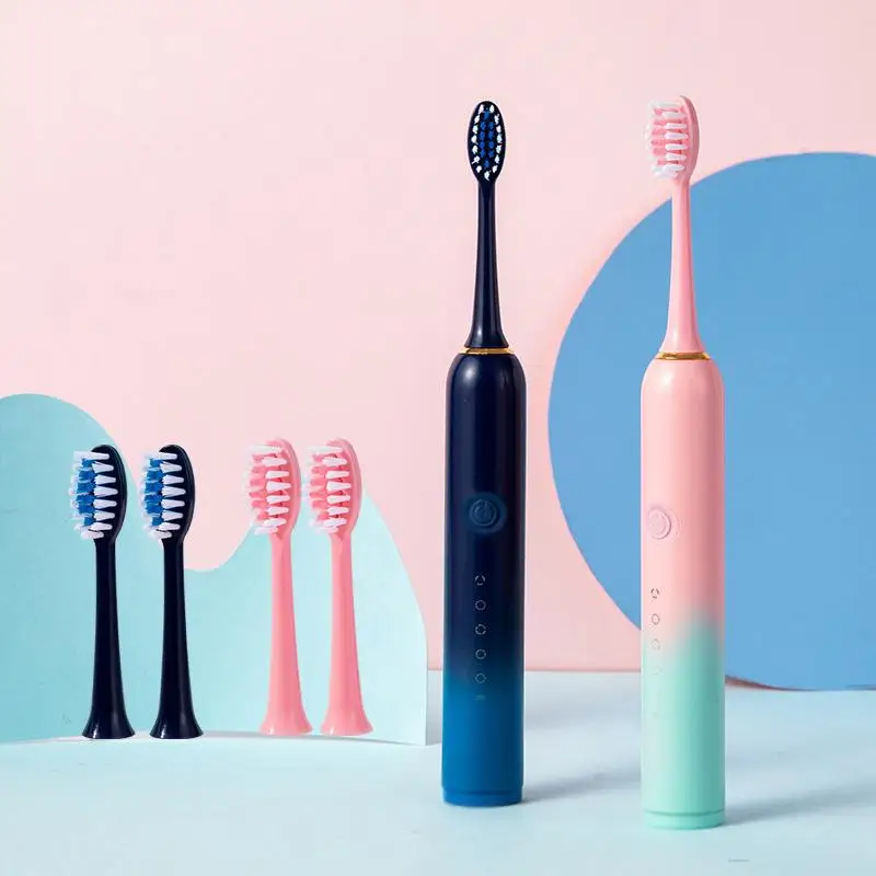 Электрическая зубная щетка для мужчин и женщин перезаряжаемая ультразвуковая