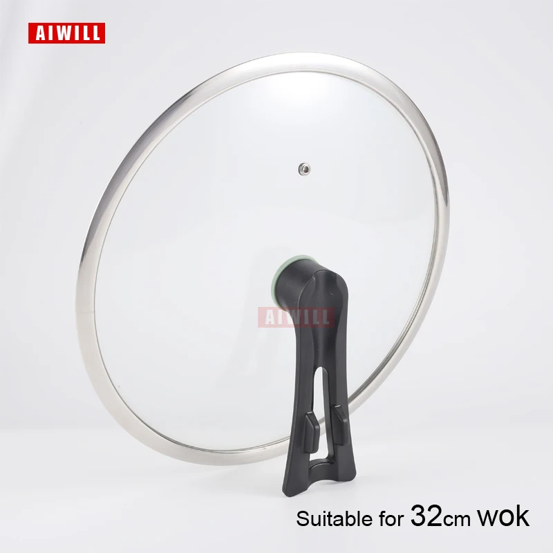 

Крышка вок AIWILL 304 из нержавеющей стали, подходит для крышки вок 32 см/34 см
