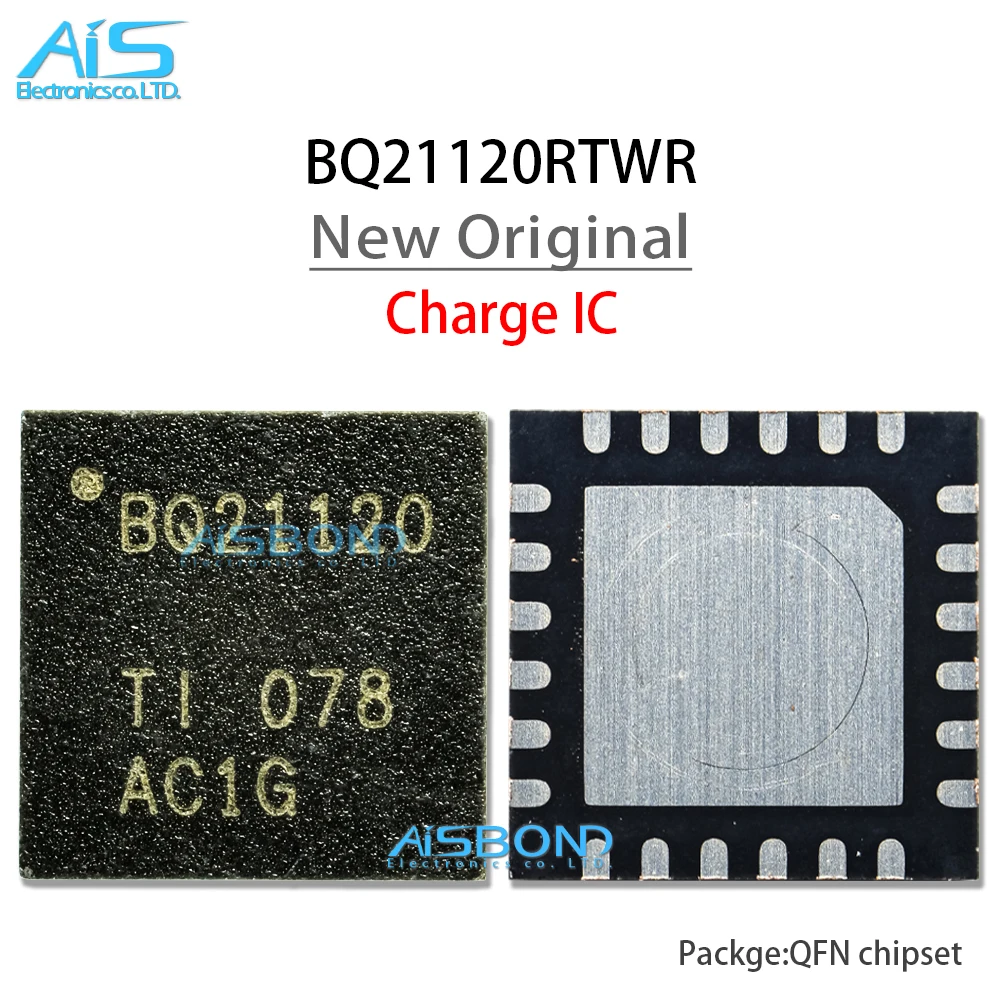 5 шт./лот новое зарядное устройство BQ21120RTWR BQ21120 RTWR QFN-24 USB-зарядка аккумулятора