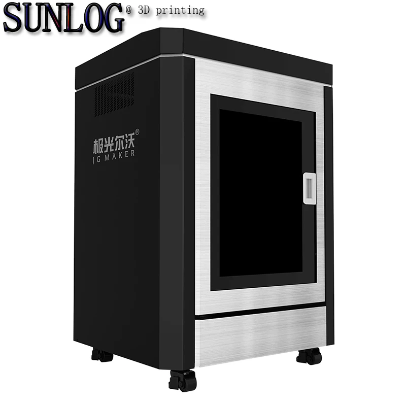 SUNLOG 3D принтер промышленный A9 высокоточный металлический каркас двухфиламентный автоматический уровень.